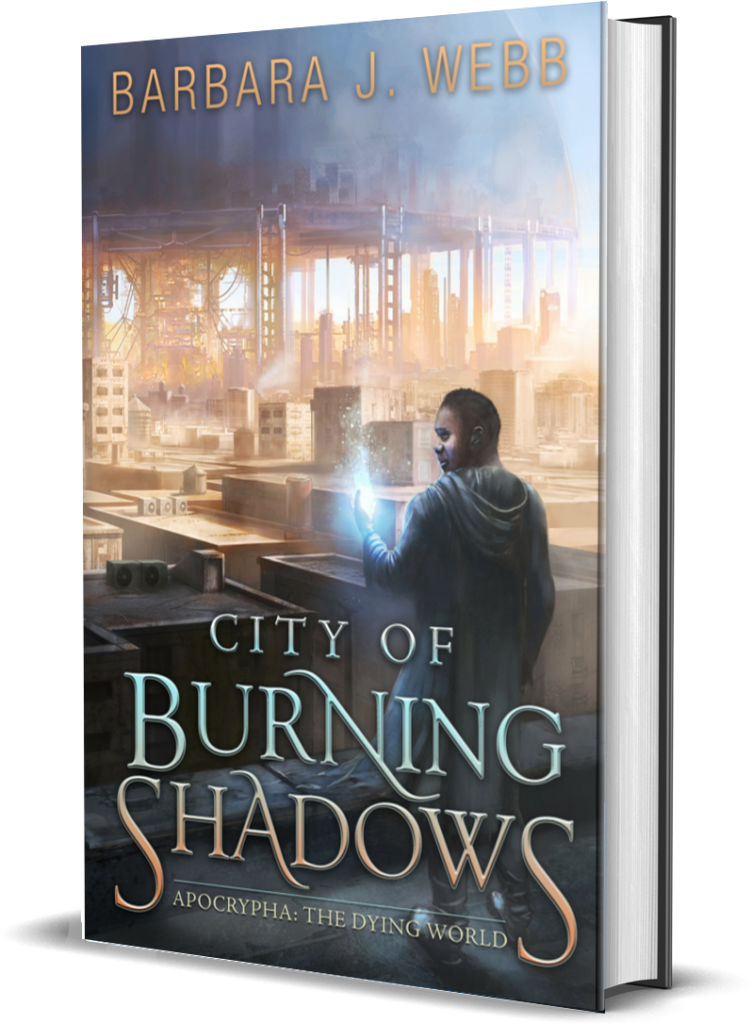 City of Burning Shadows by Barbara J. Webb