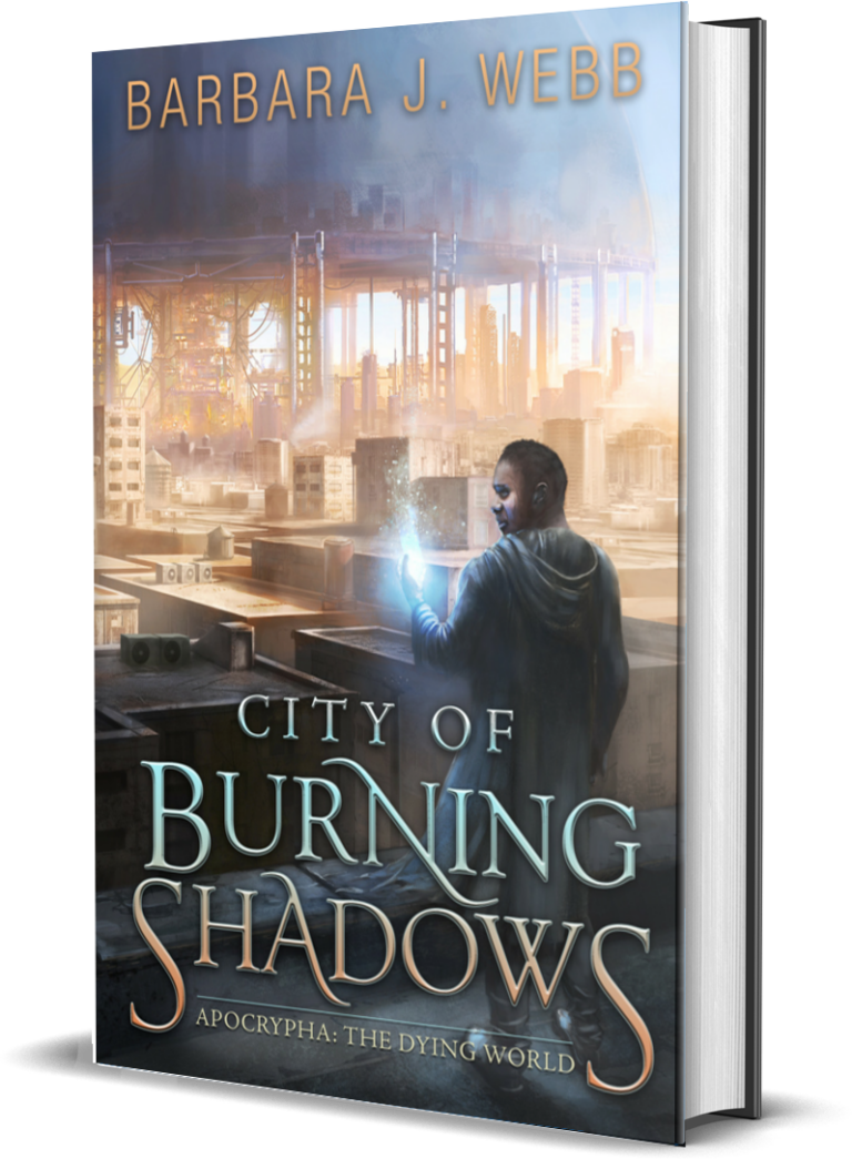 City of Burning Shadows by Barbara J. Webb